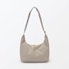 MUJI Dark EFD40A6S Water-Repellent 2-Way One-Shoulder Bag, Unisex, Beige,