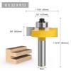 1Pc 8mm Shank T-Sloting Biscuit Joint Slot Cutter Articulação Entalho Router Bit Fresa Cortador de madeira