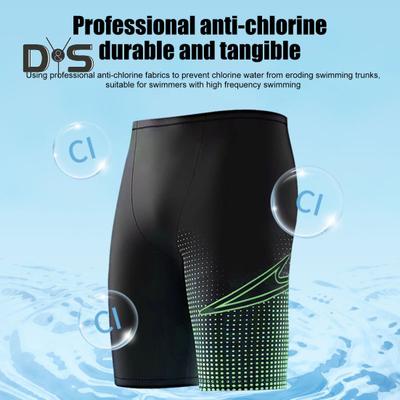 Herren Badehose Strandshorts Hochelastisch Atmungsaktiv Wasserdicht Schnelltrocknend Badeanzug Anti-UV Enganliegende Badehose