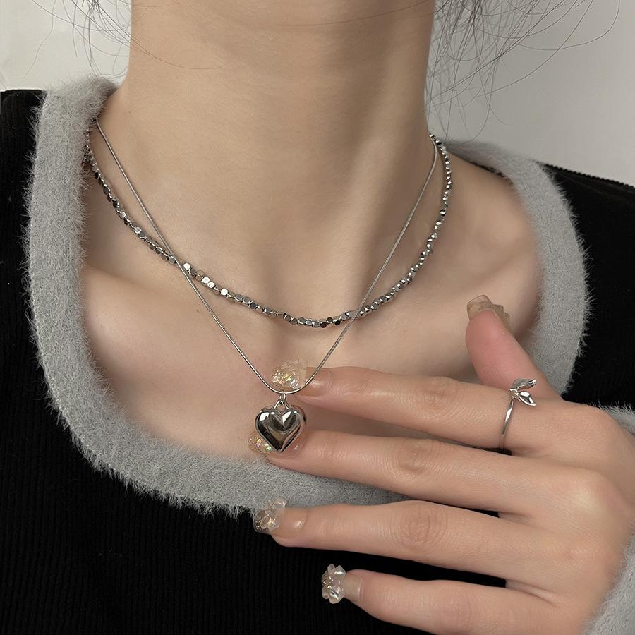 Shine Crystal Star Star Pendants Necklace for Girl Women Chains Personality Aesthetic Design Necklaces Y2k Jewelry Gifts