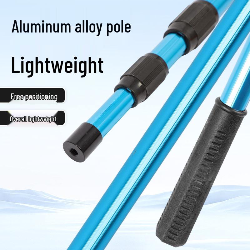 Telescopic Aluminum Landing Net Pole, Adjustable & Multi-Spec, for Large Fish.