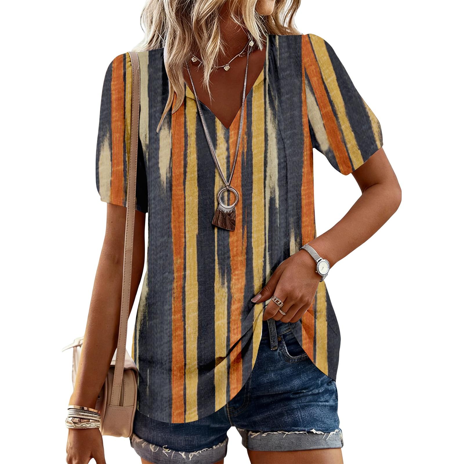 Женская модная повседневная винтажная топ с принтом XL