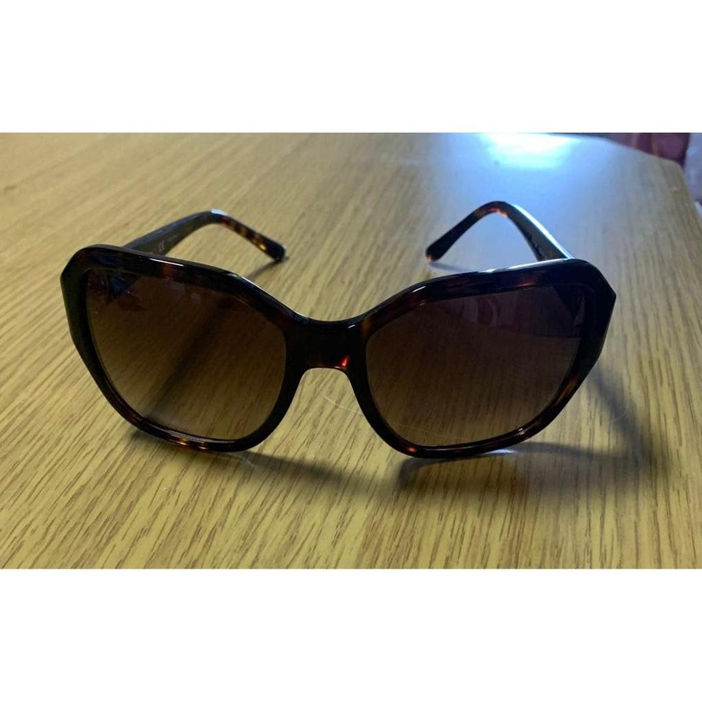 Used Unused TORY BURCH Brown Oversized Sunglasses