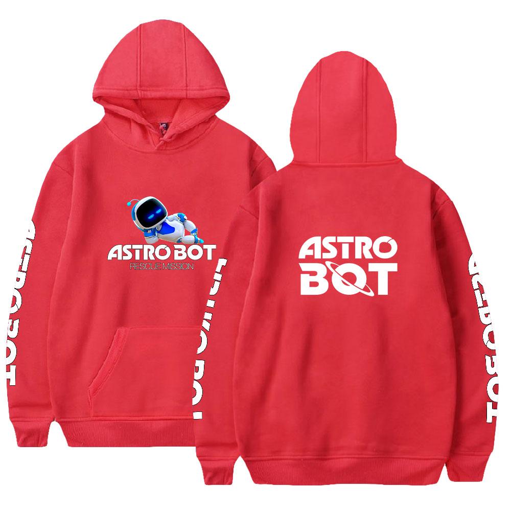 Mens Womens Hoodie Astro Bot Hoodies Streetwear Casual Printed Hooded Pullover Sweatshirts