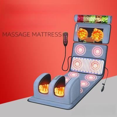 Multi Functional Full Body Massage Mattress Hot Compress Waist Airbag Massage Pad Household Infrared Therapy Back Massager