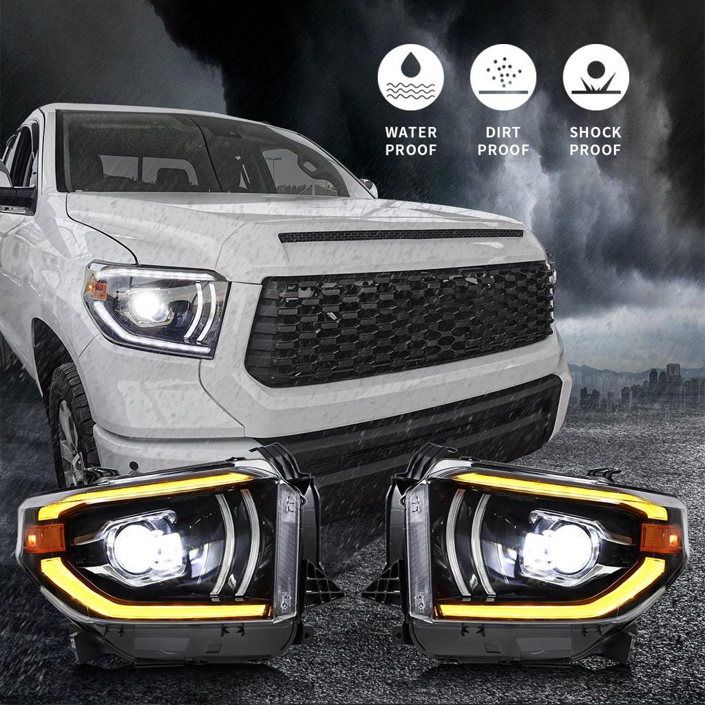 VLAND Headlight Assembly for 2014-2018 Toyota Tundra Modification