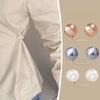 8Pcs Artificial Pearls Clothing Pin Jeans Waist Tighteners Pin Dress Safety Pin Cardigan Safetp Pin Shawl Sweater Clip