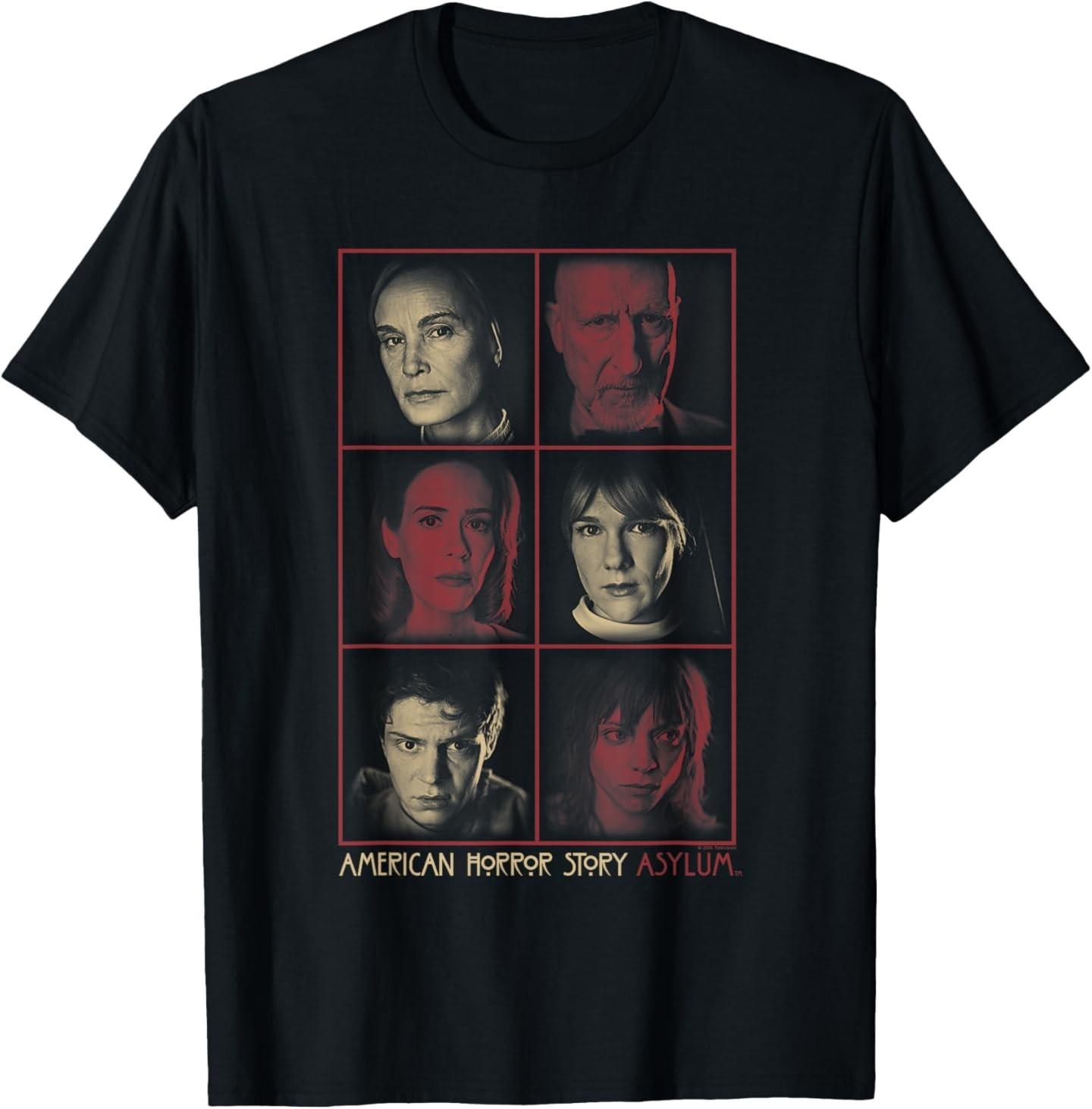 American Horror Story Asylum Character Frames TV Show T-Shirt S