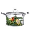 3.5L Glass Pot with Lid Heat Resistant Stainless Steel Double Handles Pot for Cooking Soup Milk Pasta Stovetop Glass Cookware