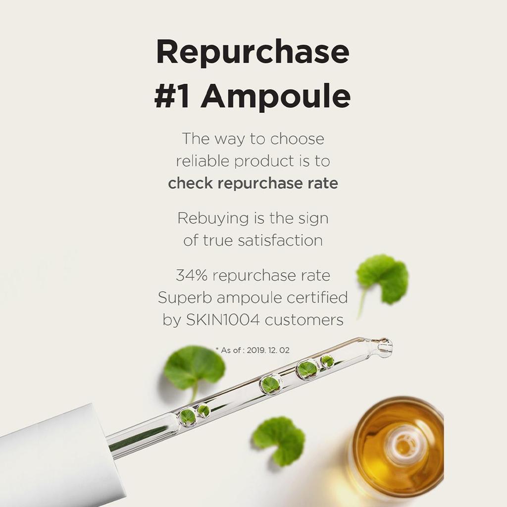 Skin1004 Madagascar Centella Ampoule 100ml, Mild & Non-Irritating, Relieve Redness, Light Texture, Long-Lasting Moisture, K-Beauty, Korean Makeup