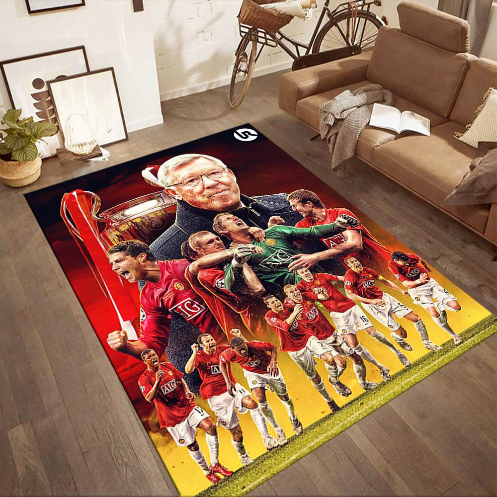 Manchester Floor Mat Perfect For Dormitory Balcony Outdoor Game Room Antislip Rug Anime Office Decor Perfect Birthdaychristmas Gift Idea