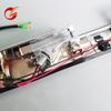 Utilisation pour Toyota Hiace Commuter Quantum modèle 2005-2018 Garniture de hayon Couvercle de poignée de porte arrière Chrome avec éclairage Lampe de plaque d'immatriculation