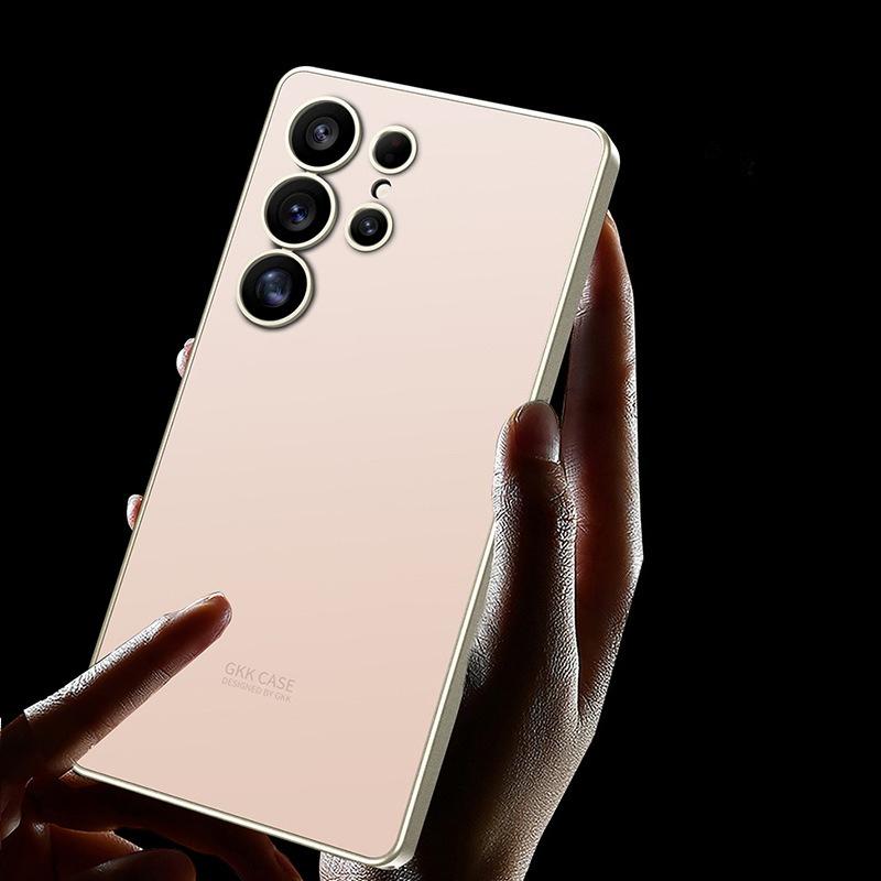 Suitable for Samsung S25 Ultra Mobile Phone Case AG Skin Feeling Galaxy S25U Protective Case Simulation Bare Metal Feel Ins