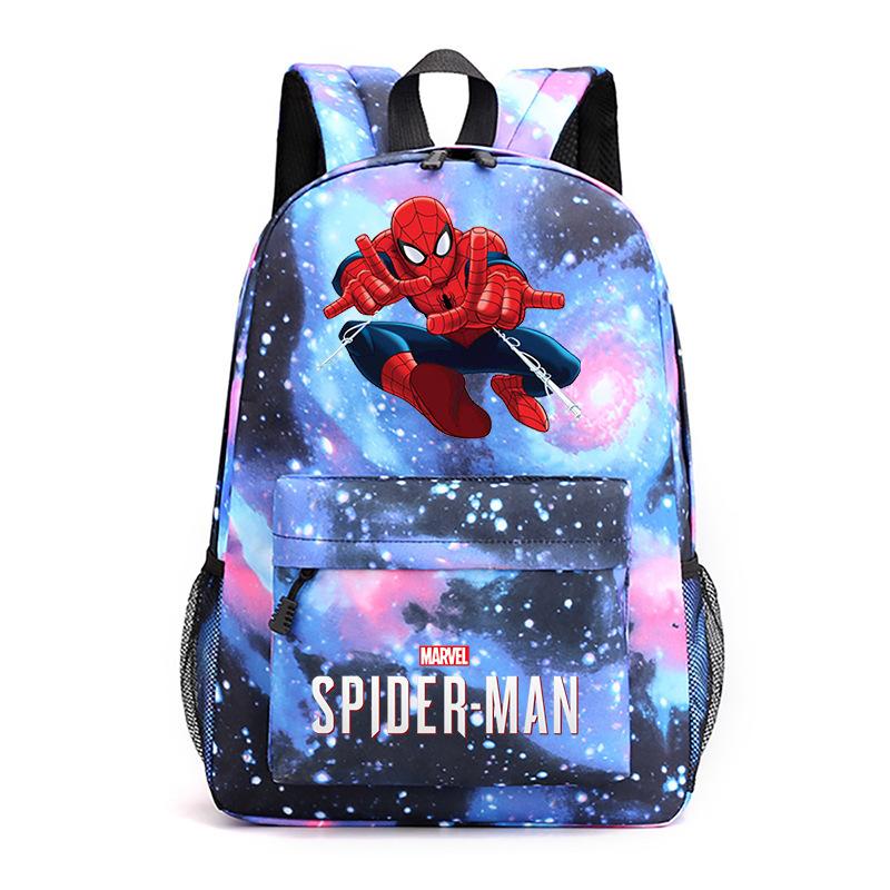 Marvel Spider-Man Rugzak Student Rugzak Tiener Cartoon Kinder Schooltas Backpack