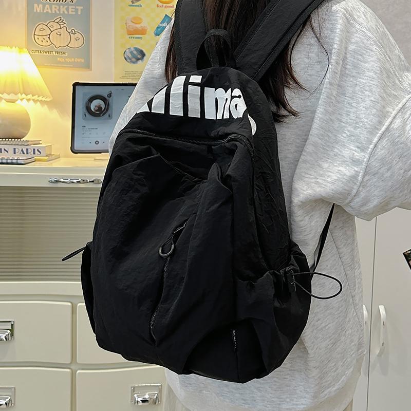 Casual Backpack, Fashion Simple Large Capacity Men And Women With The Same Style Commuting Backpack, Durable Student Schoolbag