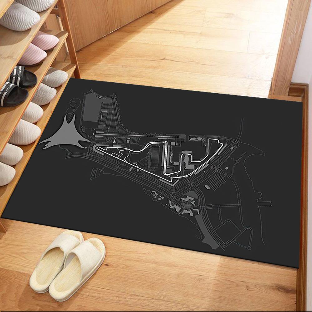 

Silverstone Circuit Map Square rugs are a great choice for living rooms, bedrooms, home décor, and as gifts. 40cmx60cm