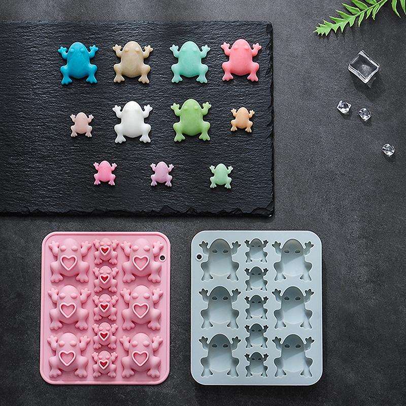 Frogs Silicone Mold, Candy Chocolate Frog Mold For Birthday, Party, Cake Decoration Passover Bake Ware And Ice Tray