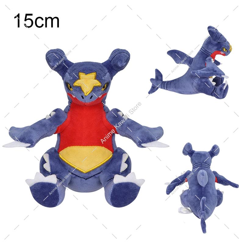 

15-22cm Garchomp Plush Cute Animal Stuffed Toy Dolls Christmas Gift Soft Stuffed Pocket Monster