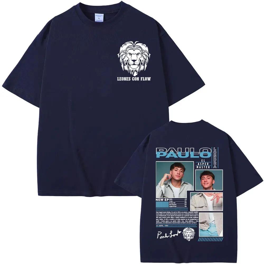 Paulo Londra Rapper El Asper Album Cover TShirt Mens Hip Hop Pop Music Trendy 100 Cotton Streetwear Women And Men Tshirt