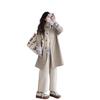 Women's 2025 Spring Petite Mid-Length Casual Trench Coat