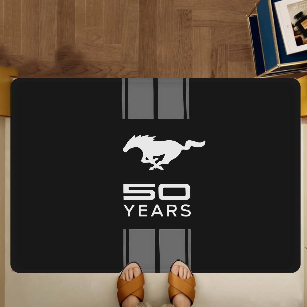 Horse Mustang Hallway Carpet Washable Non-Slip Living Room Sofa Chairs Area Mat Kitchen Doormat Area Rug