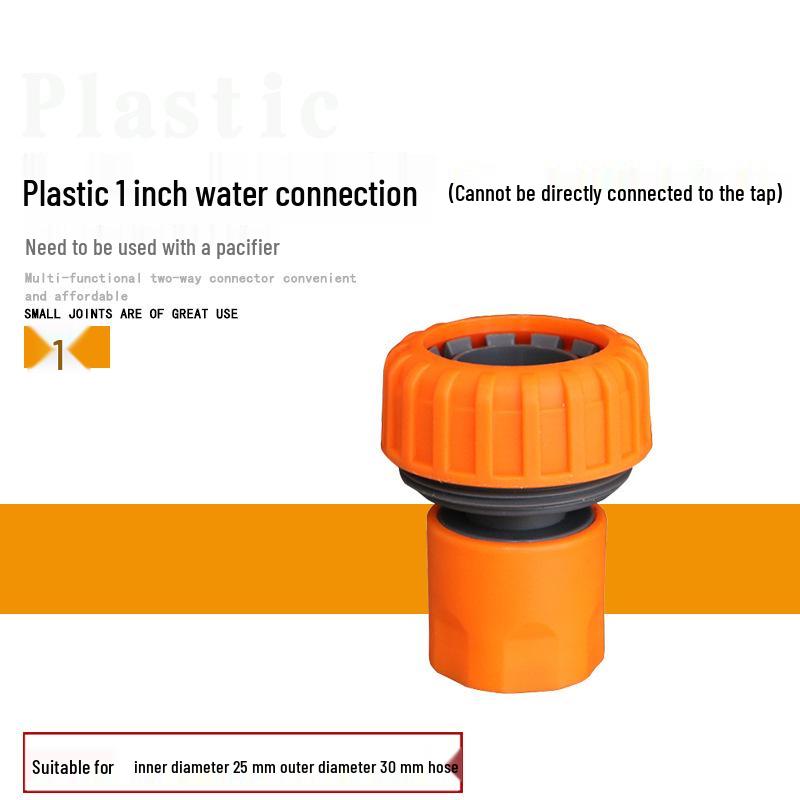 1-Inch Flexible Snake Skin Hose with Quick Connect Coupling for Car Wash and Garden Watering