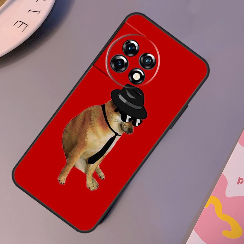Cheems Shiba Inu Doge Meme Hülle Für OnePlus Nord 5 CE 4 3 2 Lite N30 OnePlus 11 12 13 15 12R 13R 10T 13T 9 10 Pro Cover