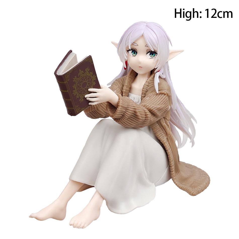 12cm Frieren Beyond Journey's End Anime Action Figure Desktop Cute Night-suit Action Figure Figurine Collection Model Doll Toy