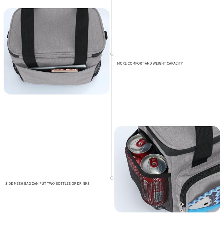 UMJCWELL 25L Large Capacity Thick Insulated Soft Insulated Lunch Foldable Perfect for Sports Cherry Blossom Club and Obon Festivals Cooler, Design,