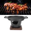 Household Portable Mini Smokeless Barbecue Grill Charcoal Stove BBQ Accessories 26x21x12.5cm