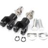 Motorcycle Rear Passenger Foot Peg Support Mount Clevis Kit with Hardware for Softail FXST for Harley Dyna FXR FX,29mm Aluminum Footrest Bracket