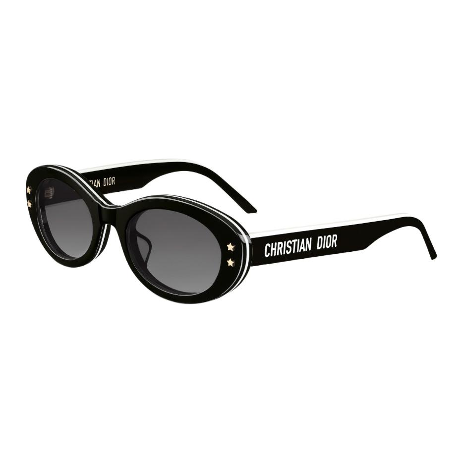 

Dior Oval Sunglasses With Front Star Decoration Women sunglasses Black DPFCB4FQR_10A1 Basic Packaging-Eyeglass Case+Box