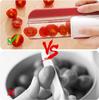 Tomato Grape Cherry Slicer Fruit Vegetable Salad Manual Slicer, Fruit and Vegetable Tool Kitchen Gadget, Progressive Zip Slicer