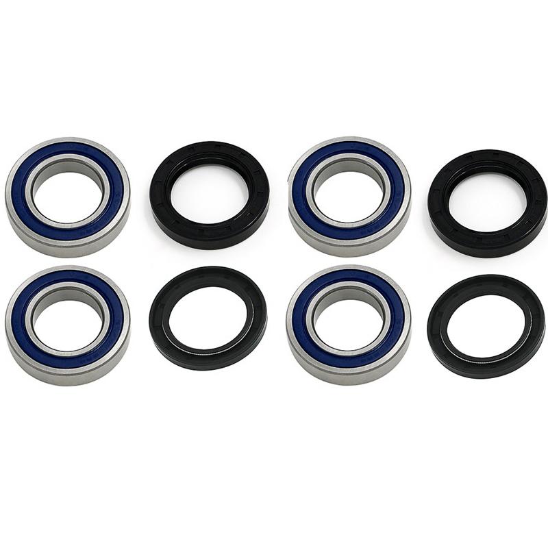 Pack of 8 Rear Wheel Bearing & Seals Kit For Suzuki King Quad Quadrunner 250 300 4WD LTF LTF300F 4x4 LTF4WDX LT4WD