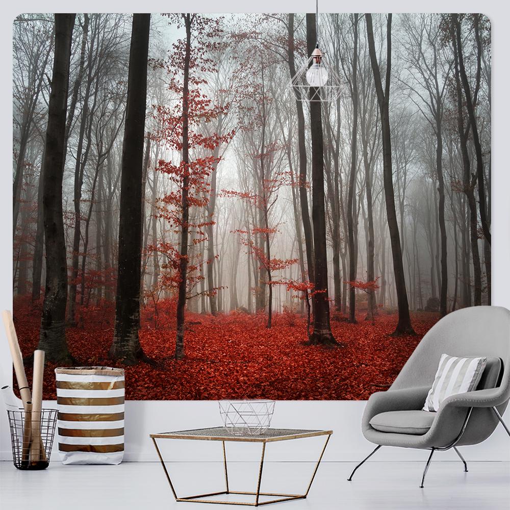 Туманный примитивный лесной гобелен — фото 7