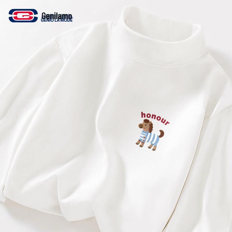 GENIOLAMODE Men s Thermal Double-Sided Fleece Half-Turtleneck Long Sleeve T-Shirt L