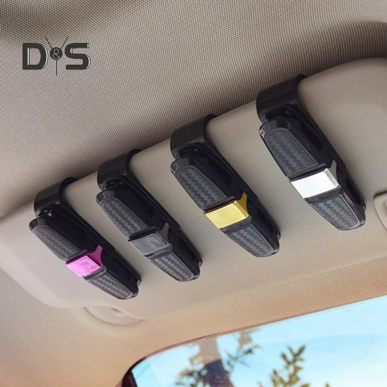 Suport pentru ochelari de soare pentru ochelari de soare Clip pentru ochelari 180 de grade Rotativ Protecție la zgârieturi Clip pentru ochelari de soare ușor de instalat Accesorii pentru parasolare auto