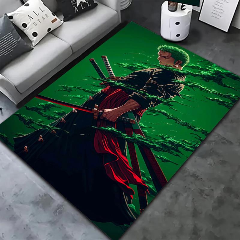 Roronoa Zoro Carpet Rug For Living Room Bedroom Home Sofa Decoration,kids Play Nonslip Floor Mat