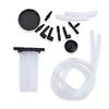 DIY Brake Fluid Bleeder Tools Vacuum Pistol Pump Tester Kit Aluminum Pump Body Pressure Vacuum Gauge