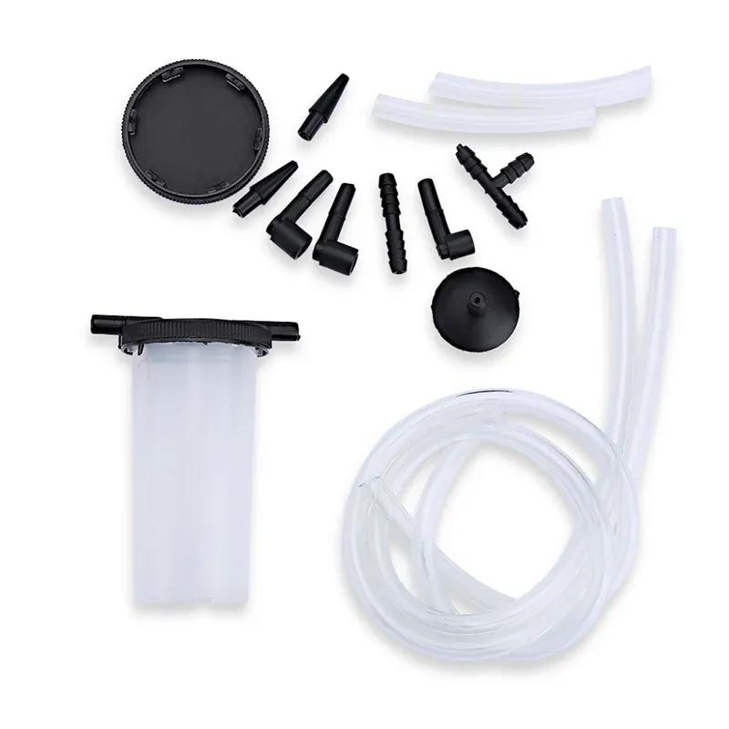 DIY Brake Fluid Bleeder Tools Vacuum Pistol Pump Tester Kit Aluminum Pump Body Pressure Vacuum Gauge