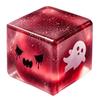 Quetschwürfel Spielzeug Halloween Geist Stress Sensorisches Spielzeug Angstlinderung Langsam aufsteigend Glitzer Kneten für Kinder Erwachsene Mini