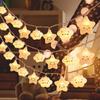 Colorful LED Star & Rainbow Cloud Decorative Tent Hanging Lights