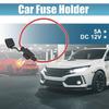 X AUTOHAUX Inline Fuse Holder Car Inline ATC Style with 5A Fuse Set of 3 DC 16 Gauge