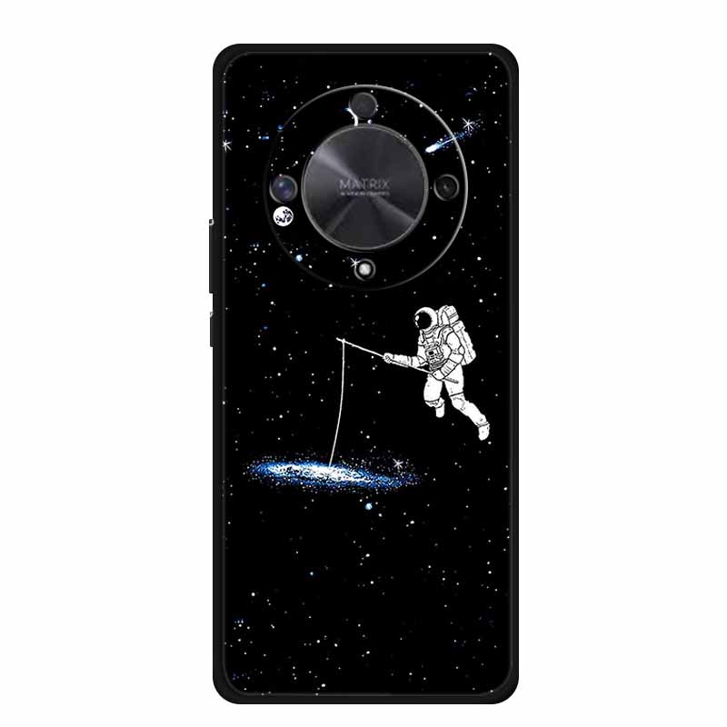 Gift Phone Cases for Honor X9a TPU Soft Silicone Back Cover for Huawei Honor X9 X 9A Funda Honor X9b X 9 a b Coque Spaceman Moon