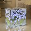 Creative Diy Tulip Flower Sea Cube Three-Dimensional Small Night Lamp Material Package For Girlfriend Couple Girlfriend