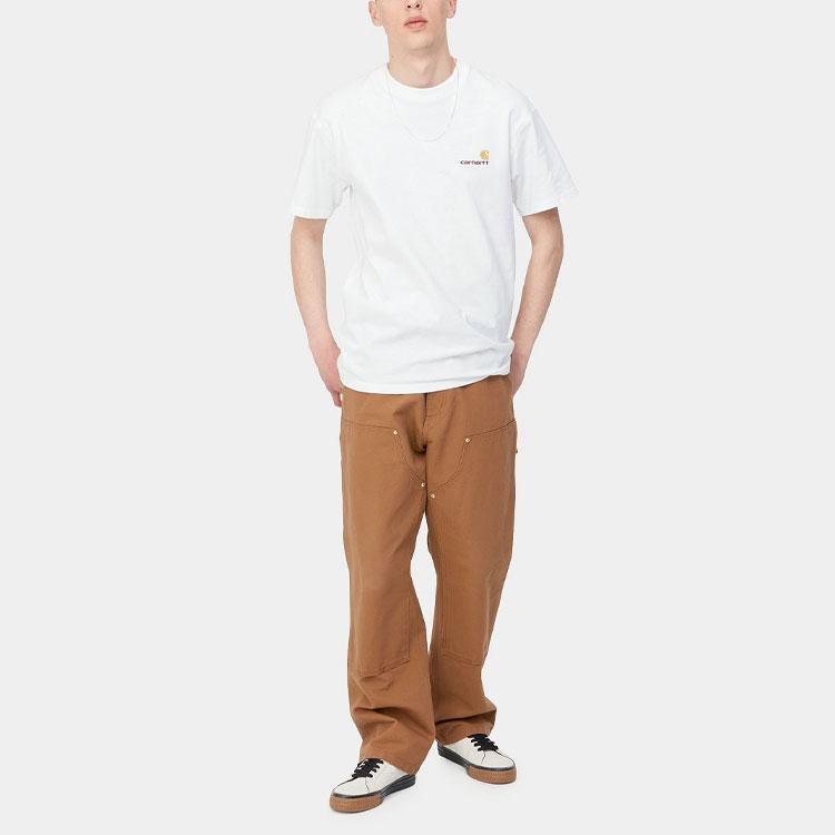 Carhartt WIP S/S American Script T-Shirt White Men Streetwear I029956-02-XX