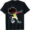 T-shirt Dabbing Soccer Girl Sénégal, Maillot T-shirt Drapeau Sénégalais