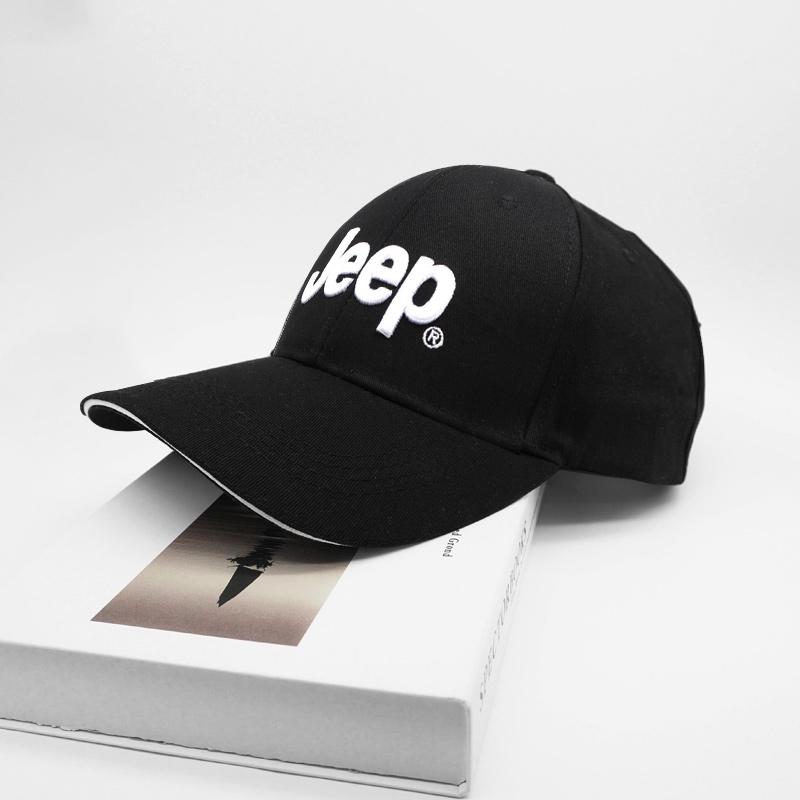 Car Baseball Cap Outdoor Adjustable Casual Hats Sunscreen Hat FOR Jeep Wrangler Grand Cherokee Compass Renegade Liberty Patriot AMY1