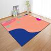 Textured Large Carpet Feather Wind Bedroom Floor Mat