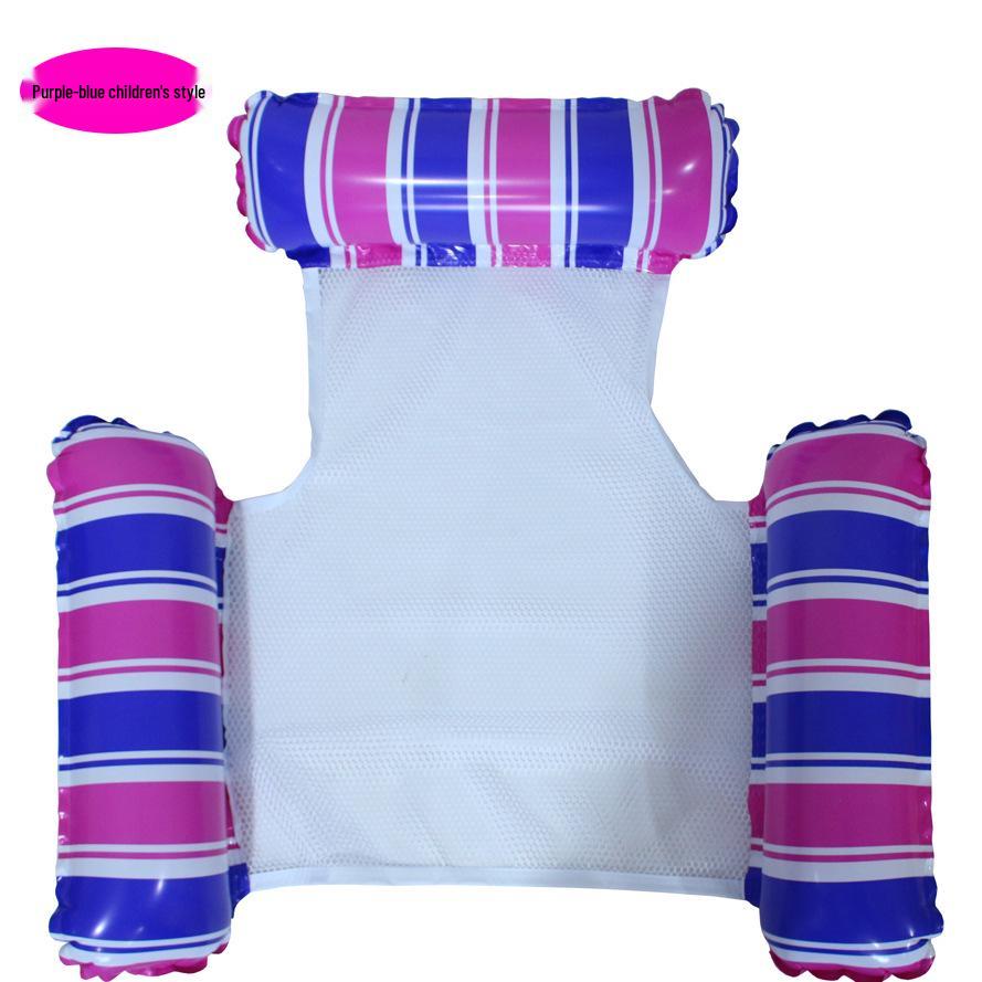 Cross-Border Inflatable Water Bed: New Striped Float & Hammock Lounge Chair for Water Sports